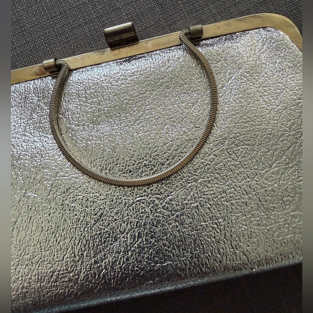 Elegant Silver Clutch Bag